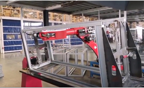 焊接机器人-柜架焊接