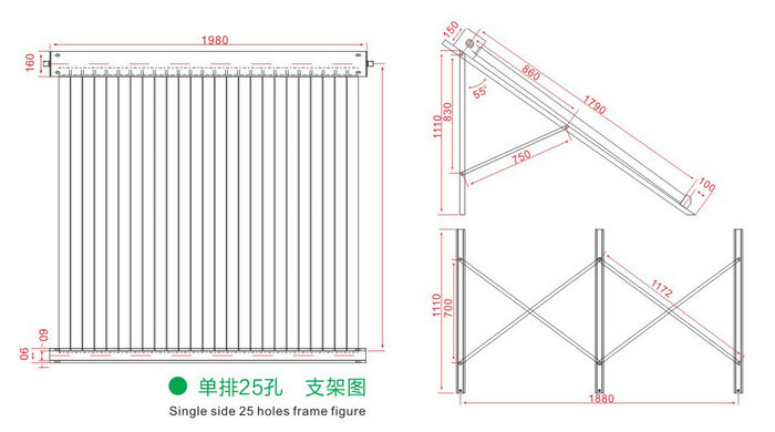 宅男视频在线免费观看太陽能熱水器支架示意圖
